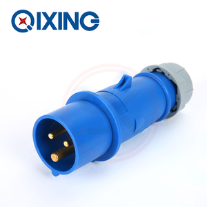 QIXING啟星科技QX248 3P/16A IP44防水工業插頭220V 工業插頭插座